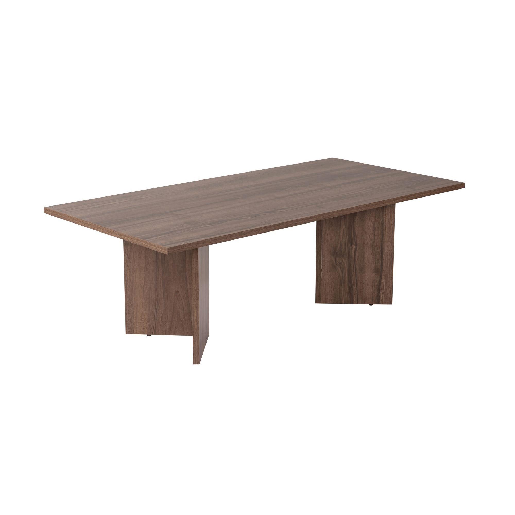 Habitat y Jardin - Mesa de centro de madera <<Sabin>> 119 x 60 x 40 cm - Blanca