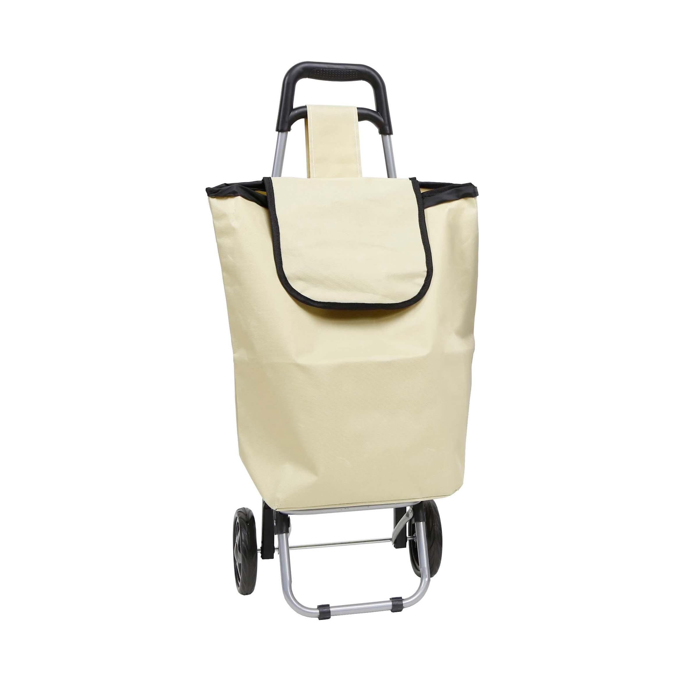 Carro de la Compra The Secret Home - Modelo Plegable con 2 Ruedas - Gran Capacidad de Almacenamiento - Resistente y Ergonómico (3 Colores)