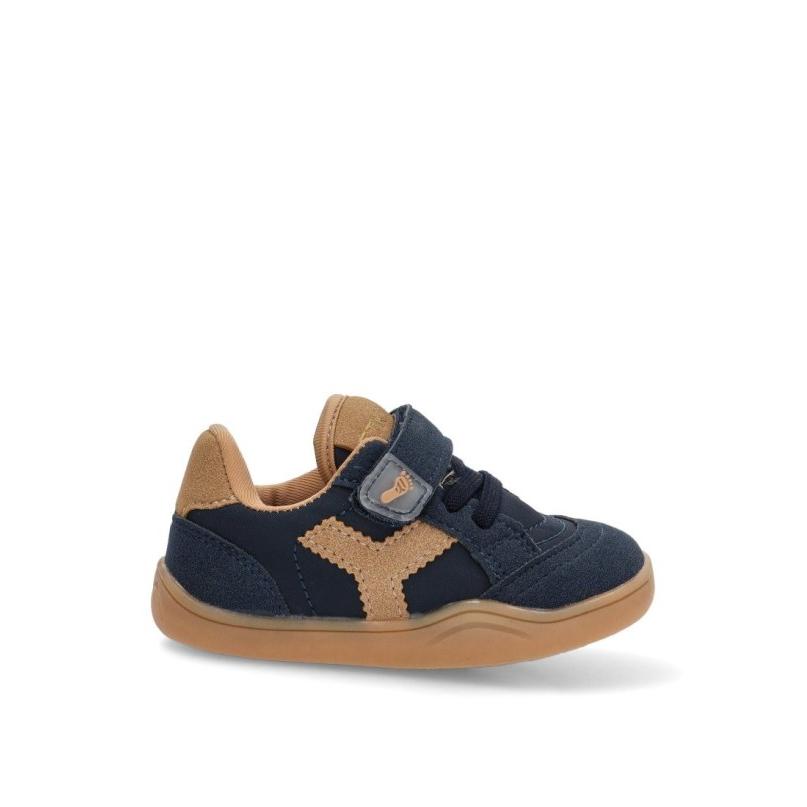 Zapatillas Respetuoso/barefoot Etika - Niño - Suela Plana - Modelo 52443 - Color Azul
