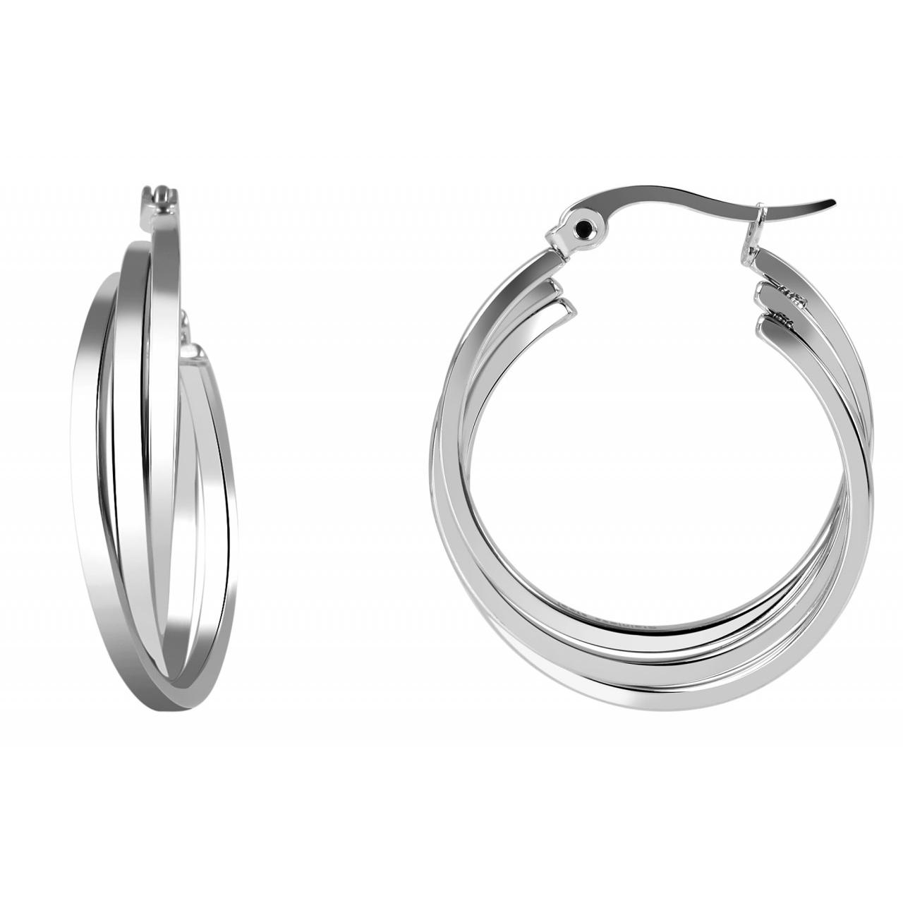 Akzent® Pendientes de Argola em Aço Inoxidável - 0470