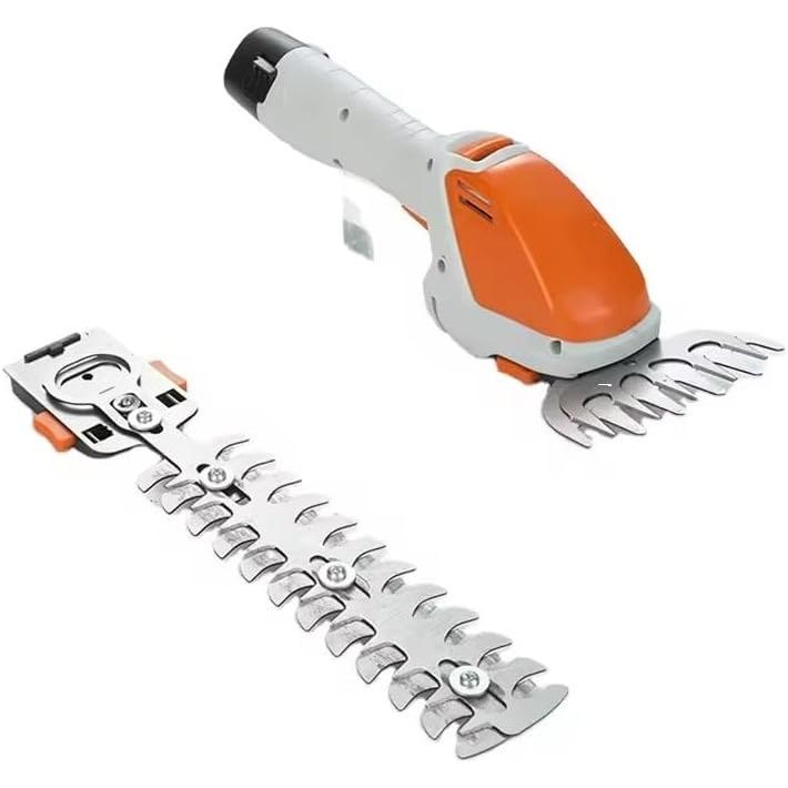 Cortasetos Mini Eléctrico a Batería Recargable, Tijeras Cortacésped para Podar Arbustos, Setos, Macizos de Flores y Acabados de Jardín