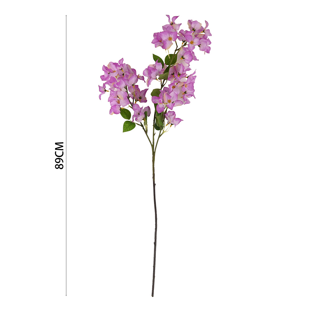 Poenia Arte Floral - Vara de Flor Buganvilla Artificial 89cm - REF 631068 - Pack de 2