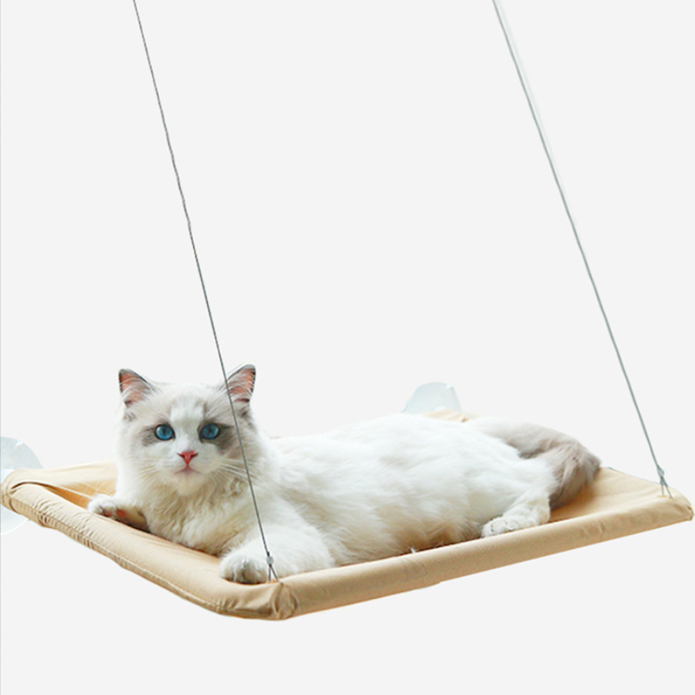 TK Hanging hammock for cat bed, comfortable sunny window seat support, kitten climbing frame, pet accessories, 20kg