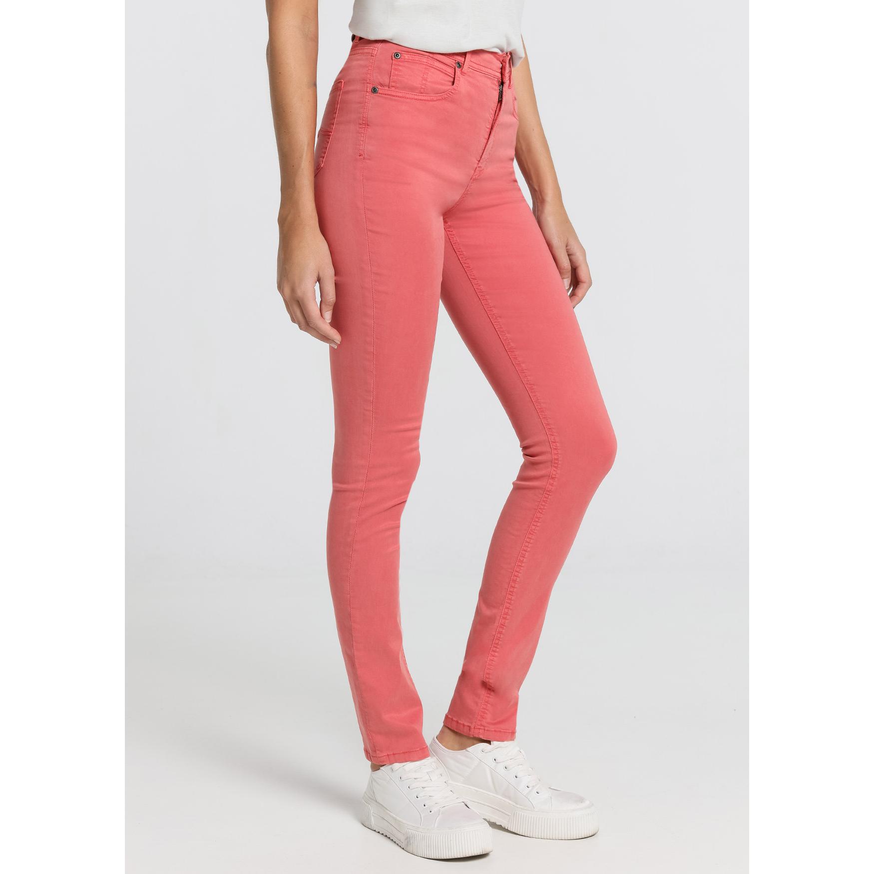 CIMARRON - NOUFLORE-BREN PANTALON COLOR Caja Media Slim - Tallaje en Pulgadas- Tallaje en Pulgadas