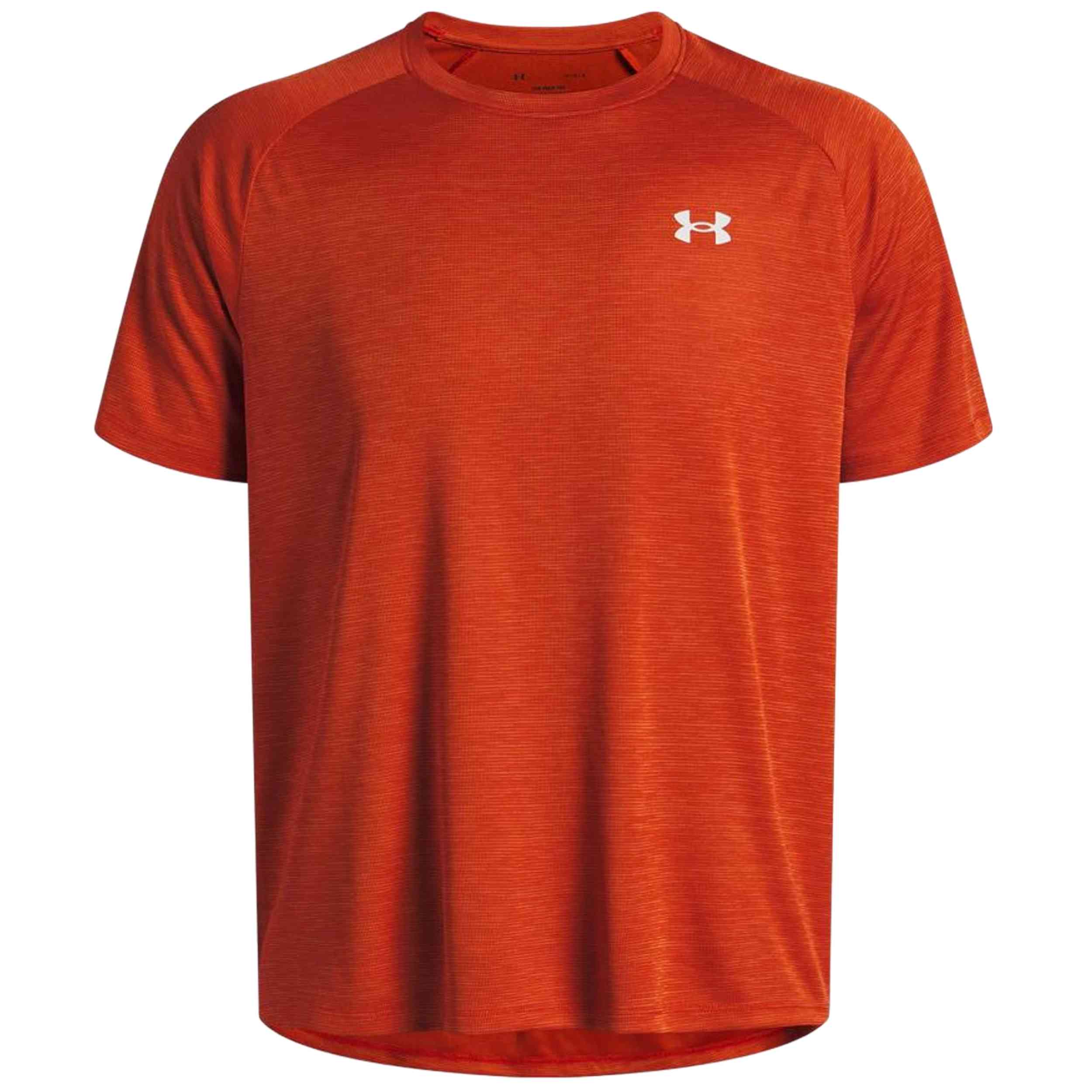 Camiseta De Manga Corta Under Armour modelo UA Tech Textured "Naranja" para Hombre en color Naranja