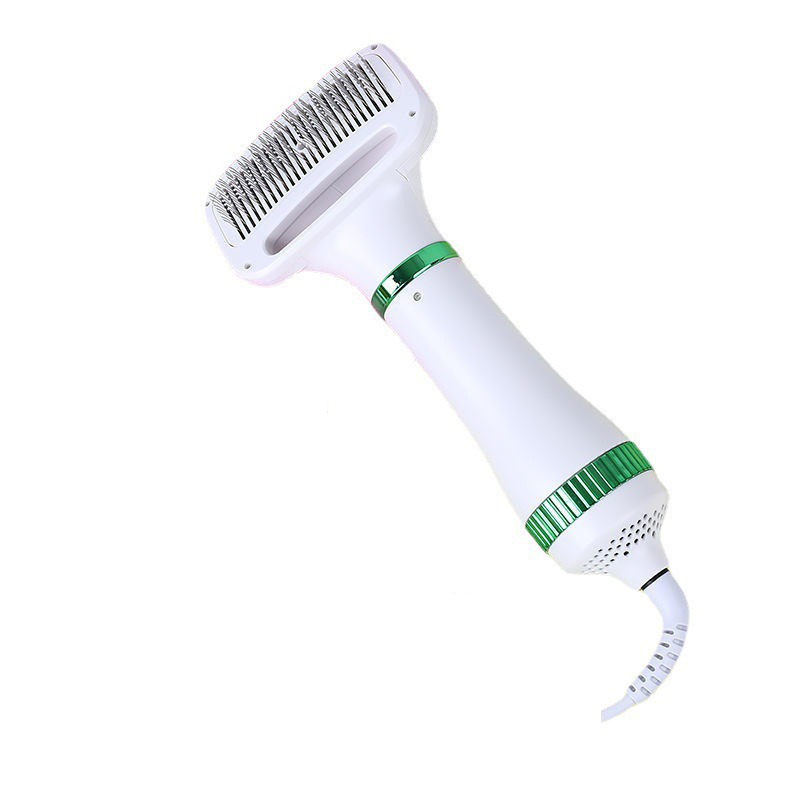 TK Secador de Pelo para Mascotas | Secador de Pelo Portátil y Silencioso 2 en 1 con un Cepillo Práctico | Temperatura Ajustable | para Perros y Gatos Pequeños y Medianos