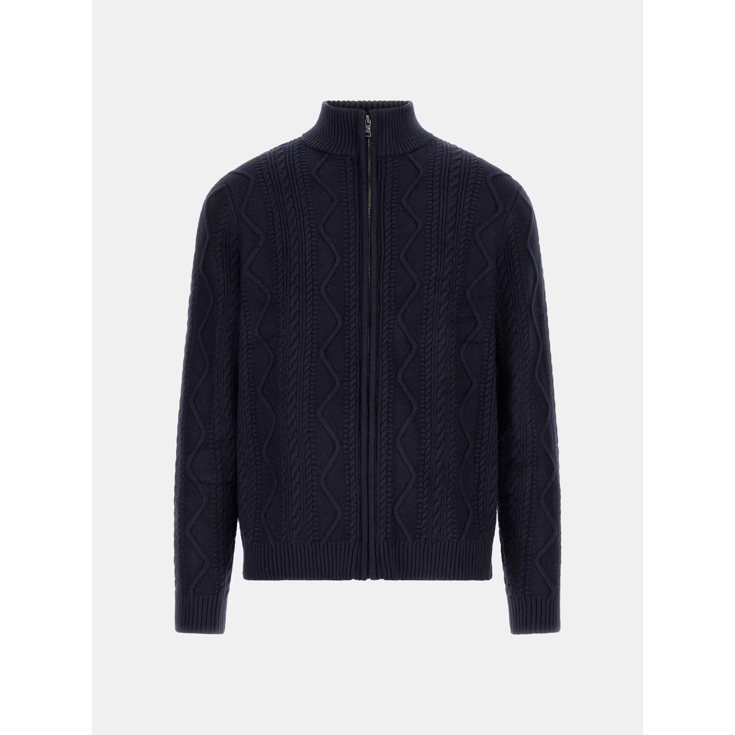 Chaqueta de punto de hombre Guess azul
