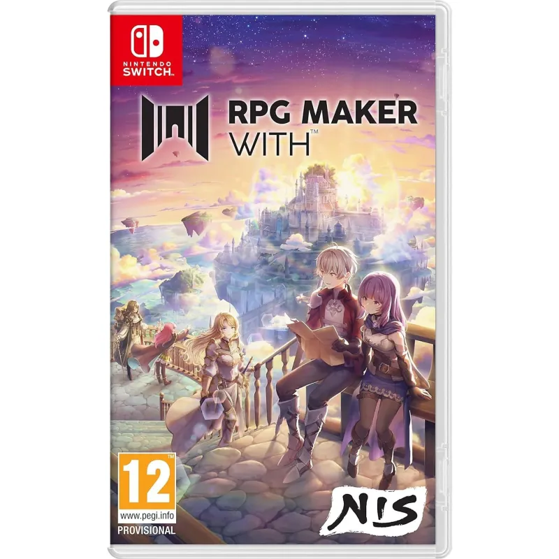 RPG MAKER WITH SWITCH JUEGO FÍSICO PARA NINTENDO SWITCH VERSIÓN ESPAÑOLA GARANTÍA EUROPEA EU WARRANTY     VERSIÓN ESPAÑOLA GARANTÍA EU