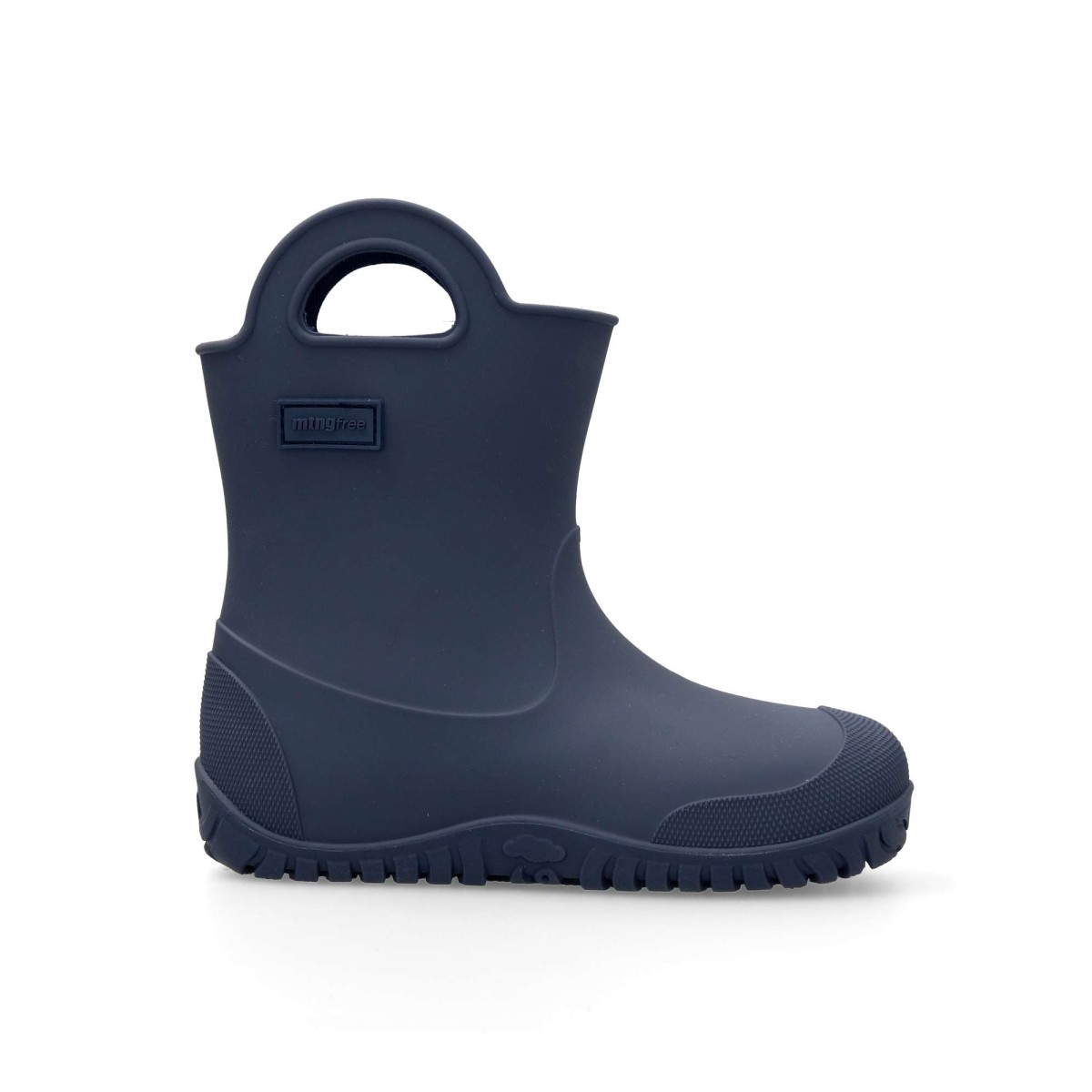MTNG - Botas de agua barefoot niña de caña baja con acabado mate y cero drop para desarrollo natural del pie