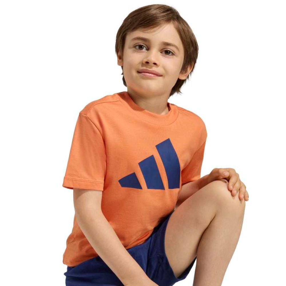 Conjunto para niño ADIDAS LK ESSENTIALS SET naranja y azul marino KB9667