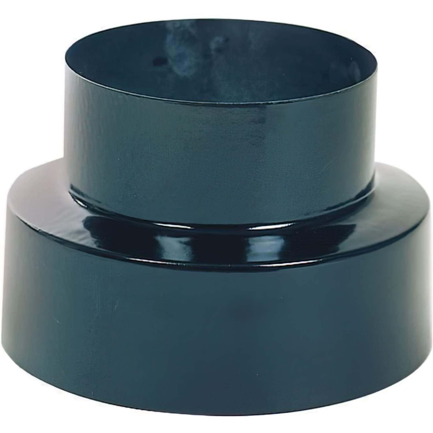 SANCO STORE - WOLFPACK LINEA PROFESIONAL Reducción Estufa Vitrificado Color Negro de 120 a 100 mm.