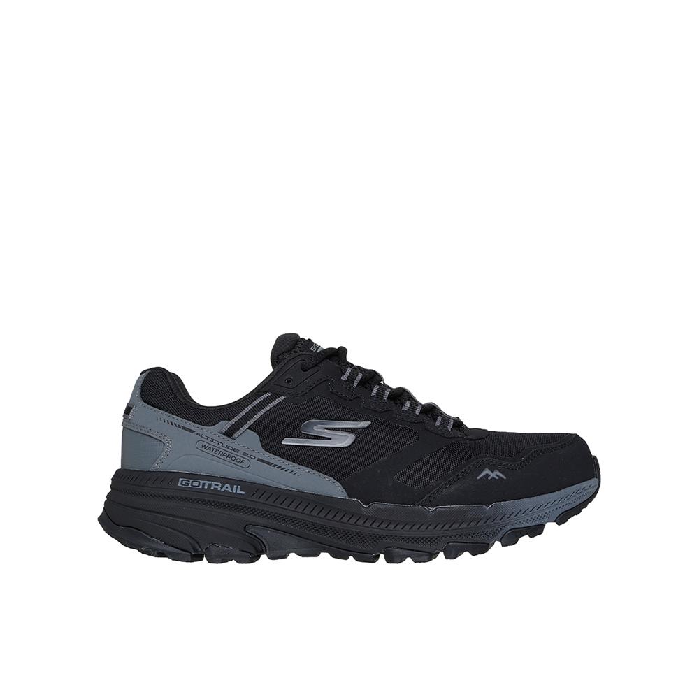 Skechers Go Run Trail Altitude 2.0 Zapatillas deportivas para hombre negras en textil y piel 86921