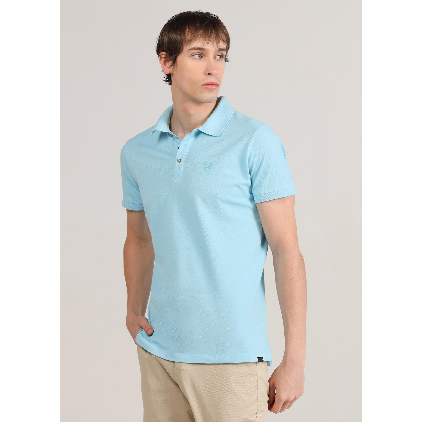 Polo Piqué Classic Azul