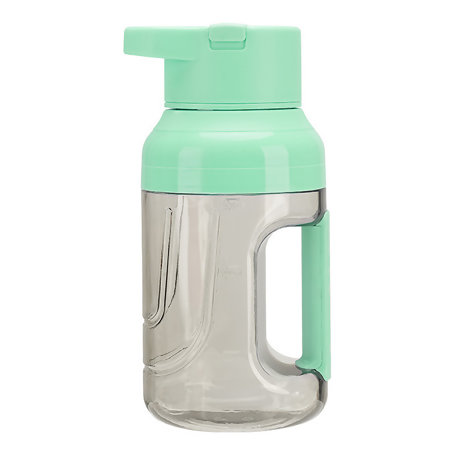 DAM Batidora eléctrica recargable portátil de 1.500ml con 8 cuchillas de acero, vaso medidor, apertura cubierta para beber y batería de 1.500mAh. 11,2x11,2x23,5 cm.