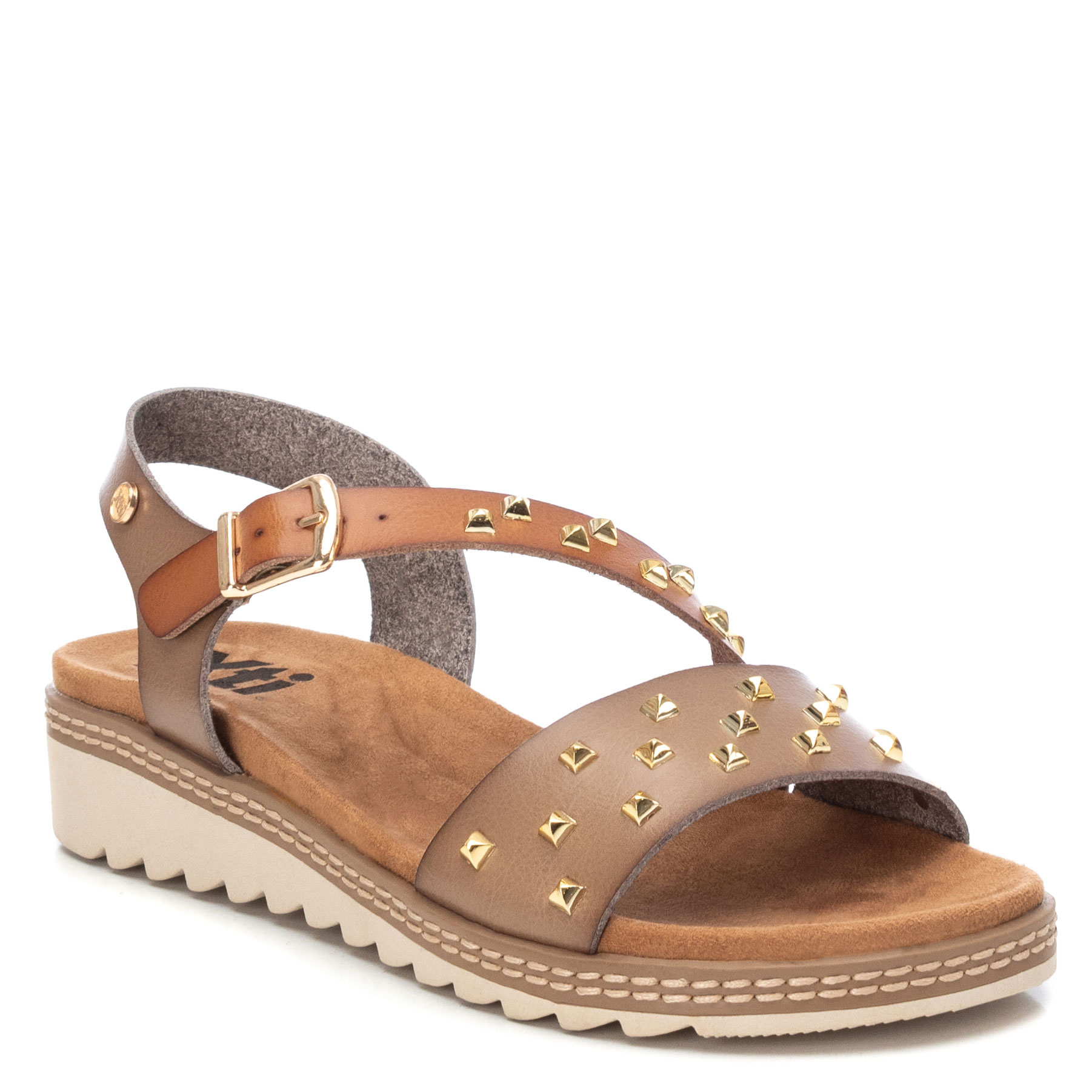 Xti. Sandalias Khaki 141330-KAKI.