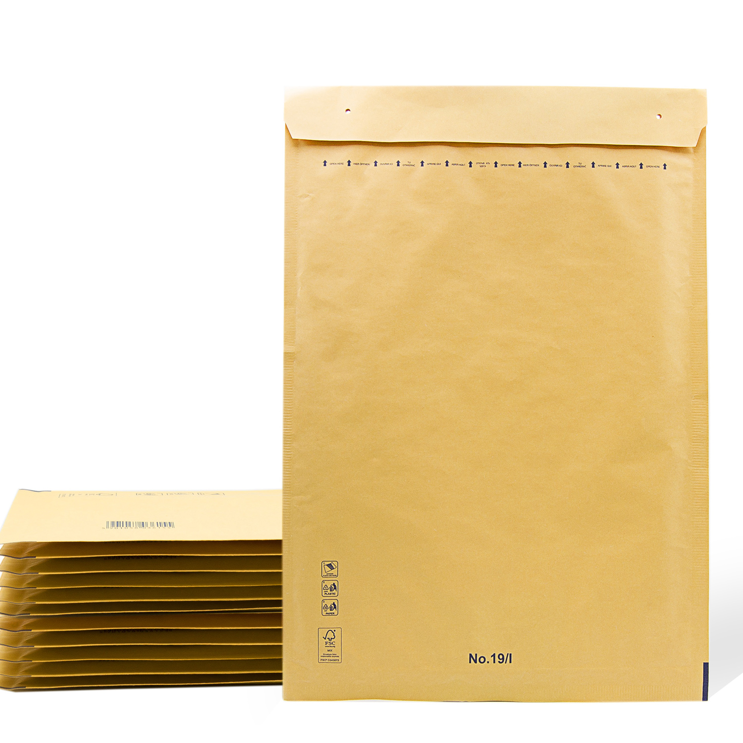 Sobres Acolchados, Sobres de Burbujas, Sobres Acolchados de Burbujas Kraft con Cierre Autoadhesivo, Bolsas para Envíos de Ropa, Sobres Acolchados Kraft - SIDI (300x420mm, 200 uds)