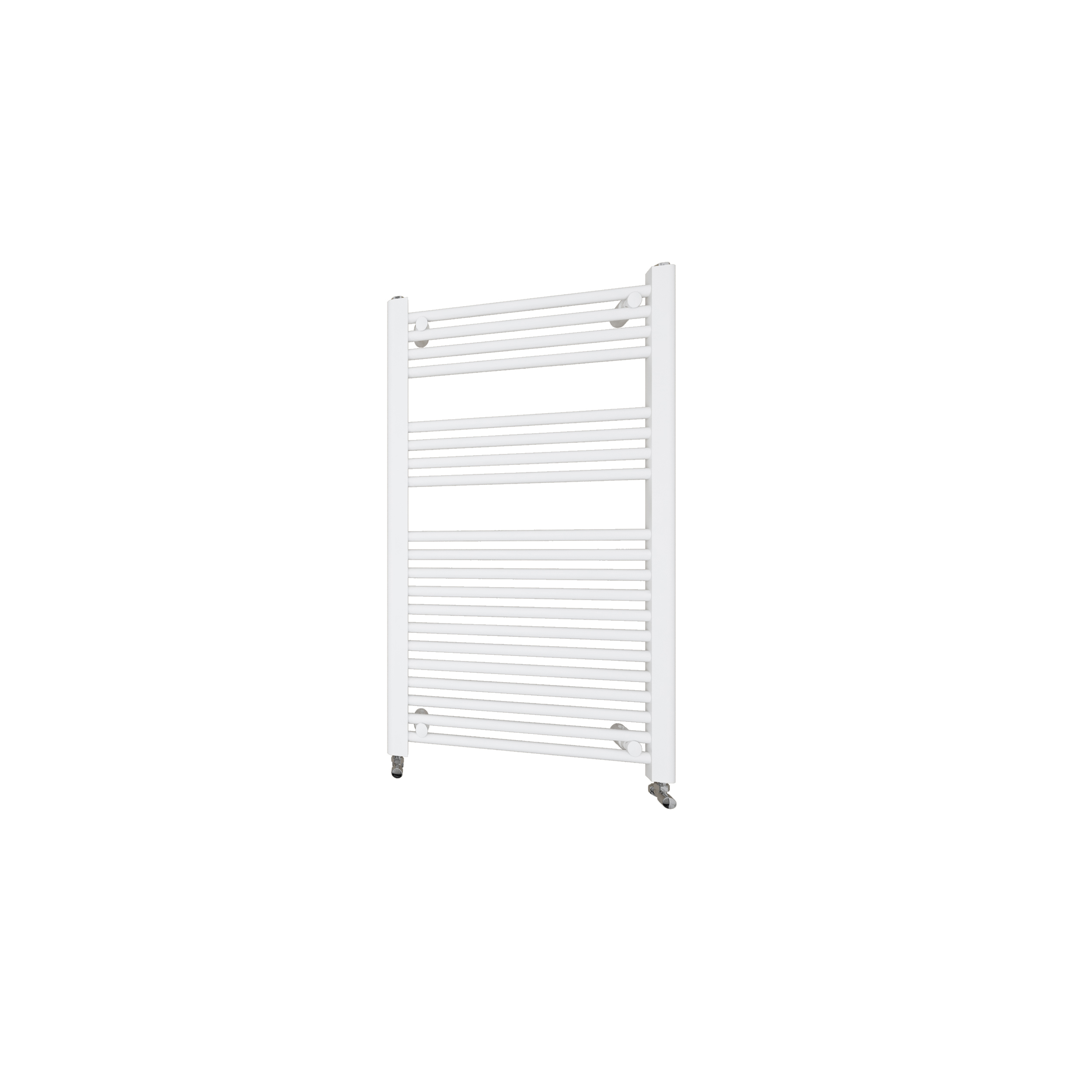 Aica Radiador toallero 1150x550mm Blanco Calentador de toallas Radiador secador de estilo escalera Calefacción de baño (no eléctrico)