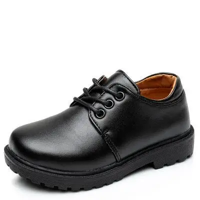 TK Nuevos Zapatos De Cuero Para Niños Estilo Británico Zapatos De Escuela Presentaciones Casuales Moccasins Blancos Negros Talla True All Seasons