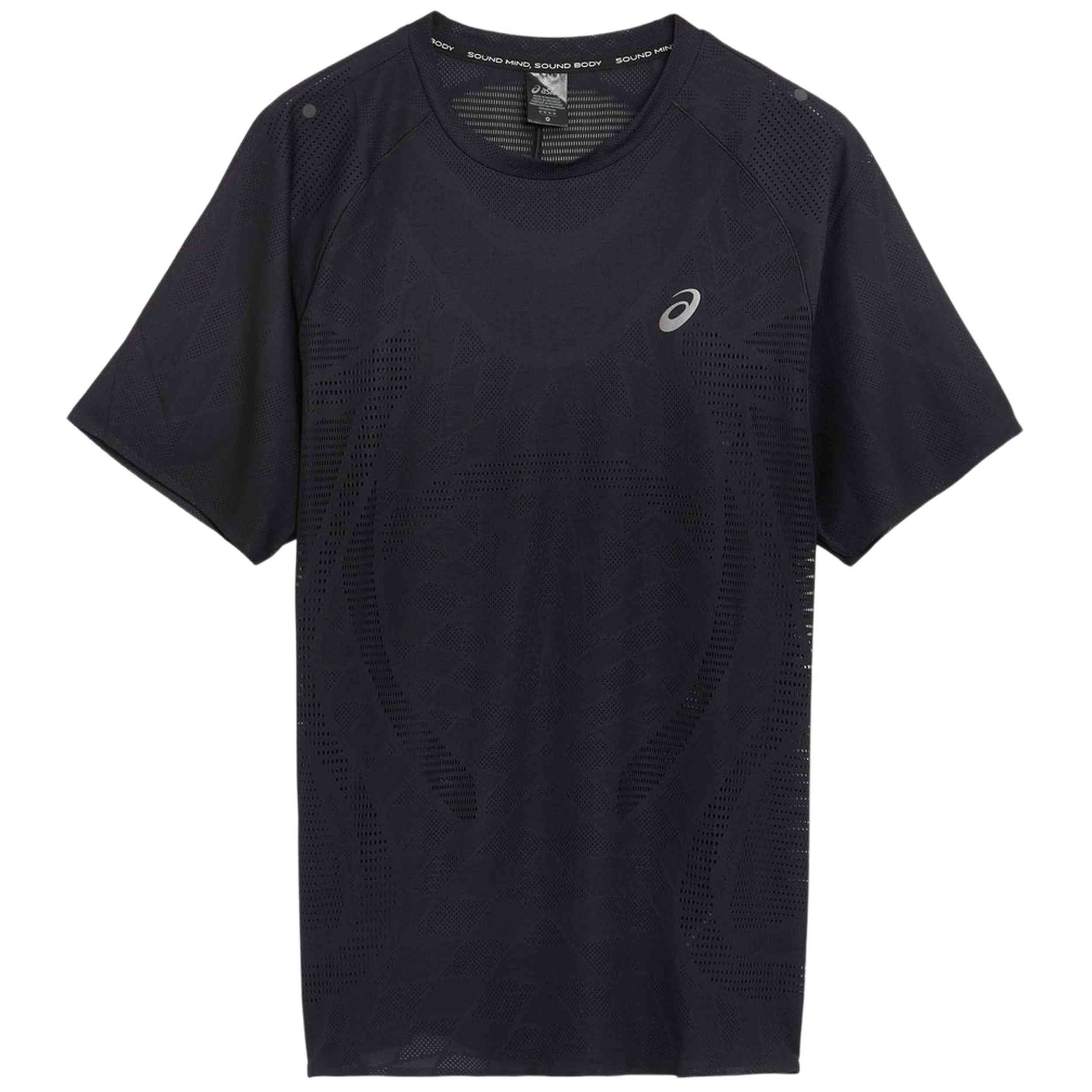 Camiseta De Manga Corta Asics modelo 2011D510-001 para Hombre en color Negro