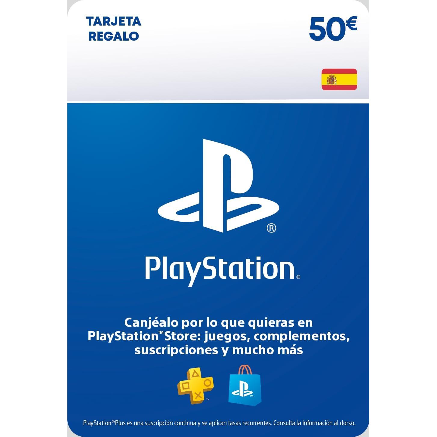 Tarjeta Prepago Pin Recarga Cuenta Playstation Store Network PSN 50€ Sony Entrega Instant Digital por eMail