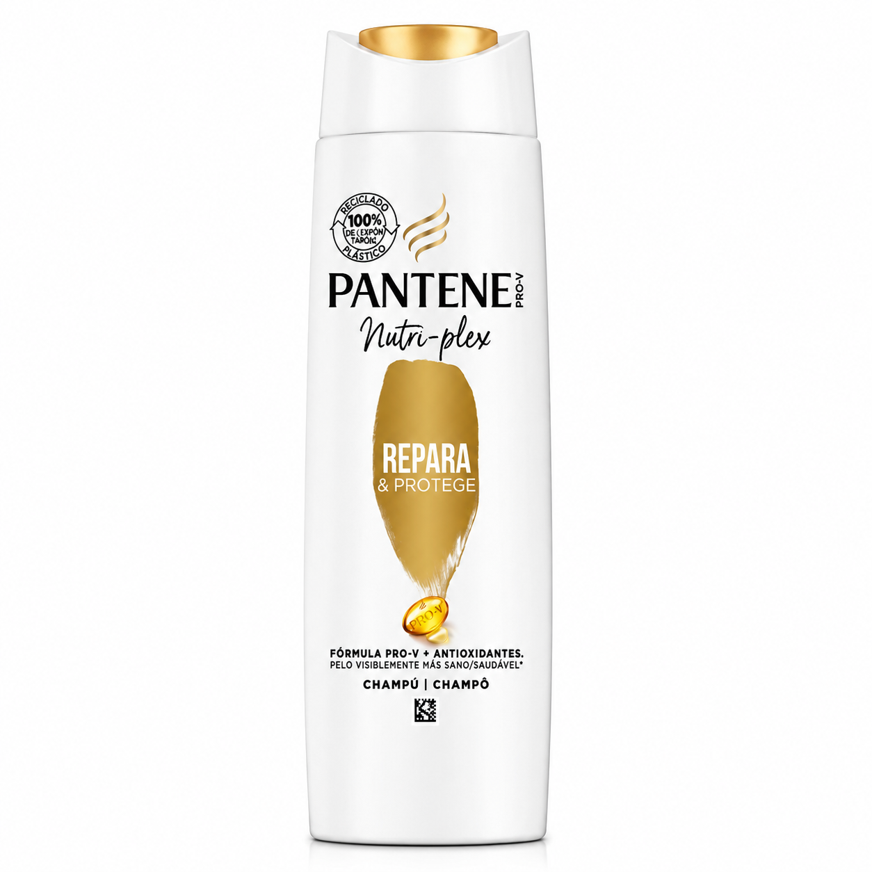 Pantene - Champú reparador y protector diario Pro-V Nutri-Plex Repara & Protege, ideal para cuidado capilar con fortalecimiento desde raíz a puntas, 225 ml