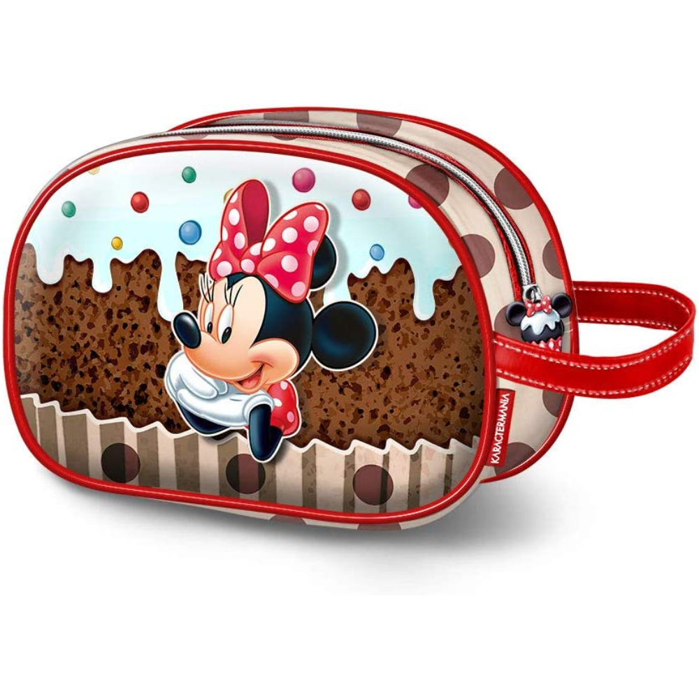 Disney Minnie Mouse Karactermania Neceser Rojo Niña Estampados Cremallera