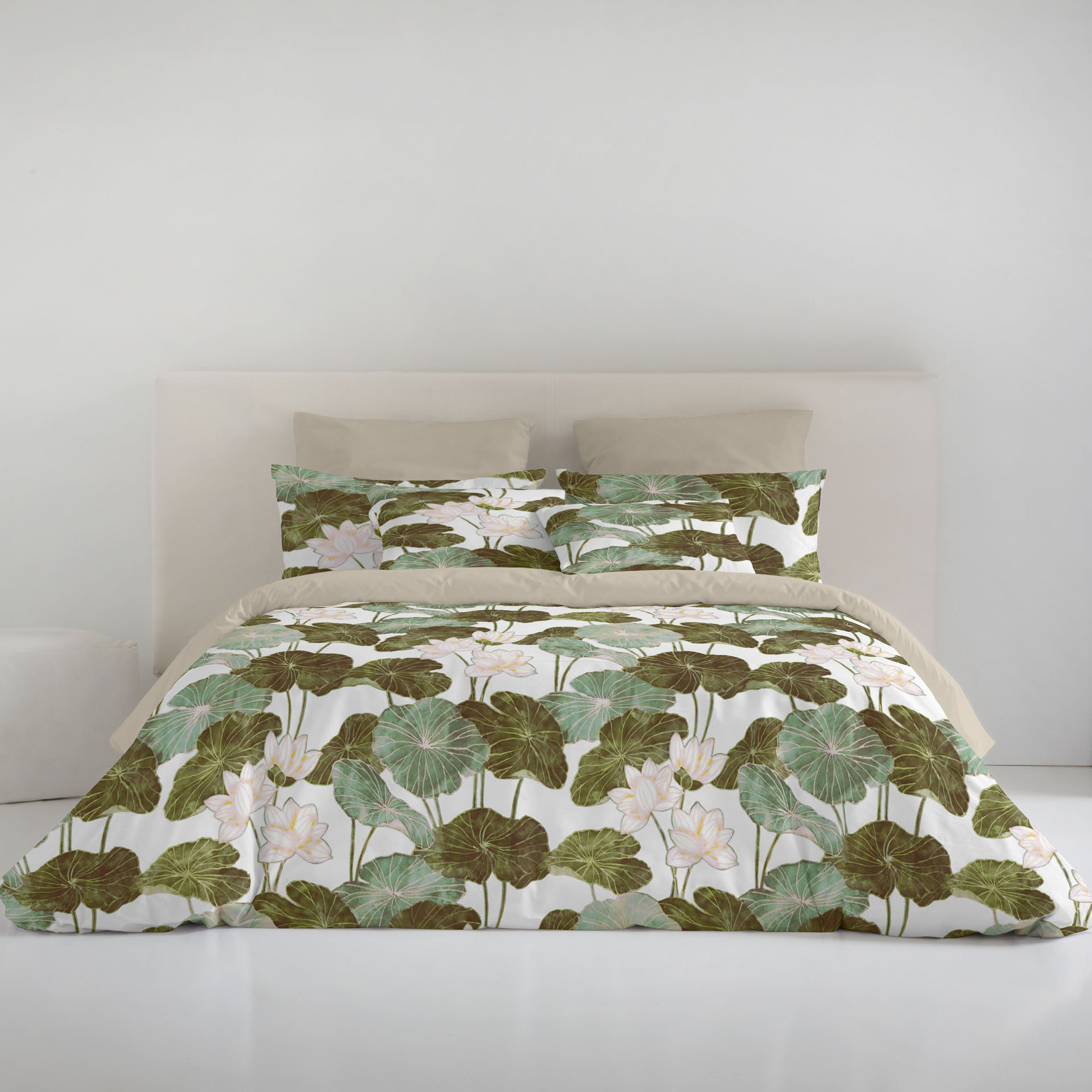 NATURALS - Funda Nórdica Estampada - 100% Algodón - Extra Suave - Incluye Funda Nórdica + 1 o 2 Fundas de Cojines - Fabricado en España - Modelos Florales - Cama 90/135/150/180