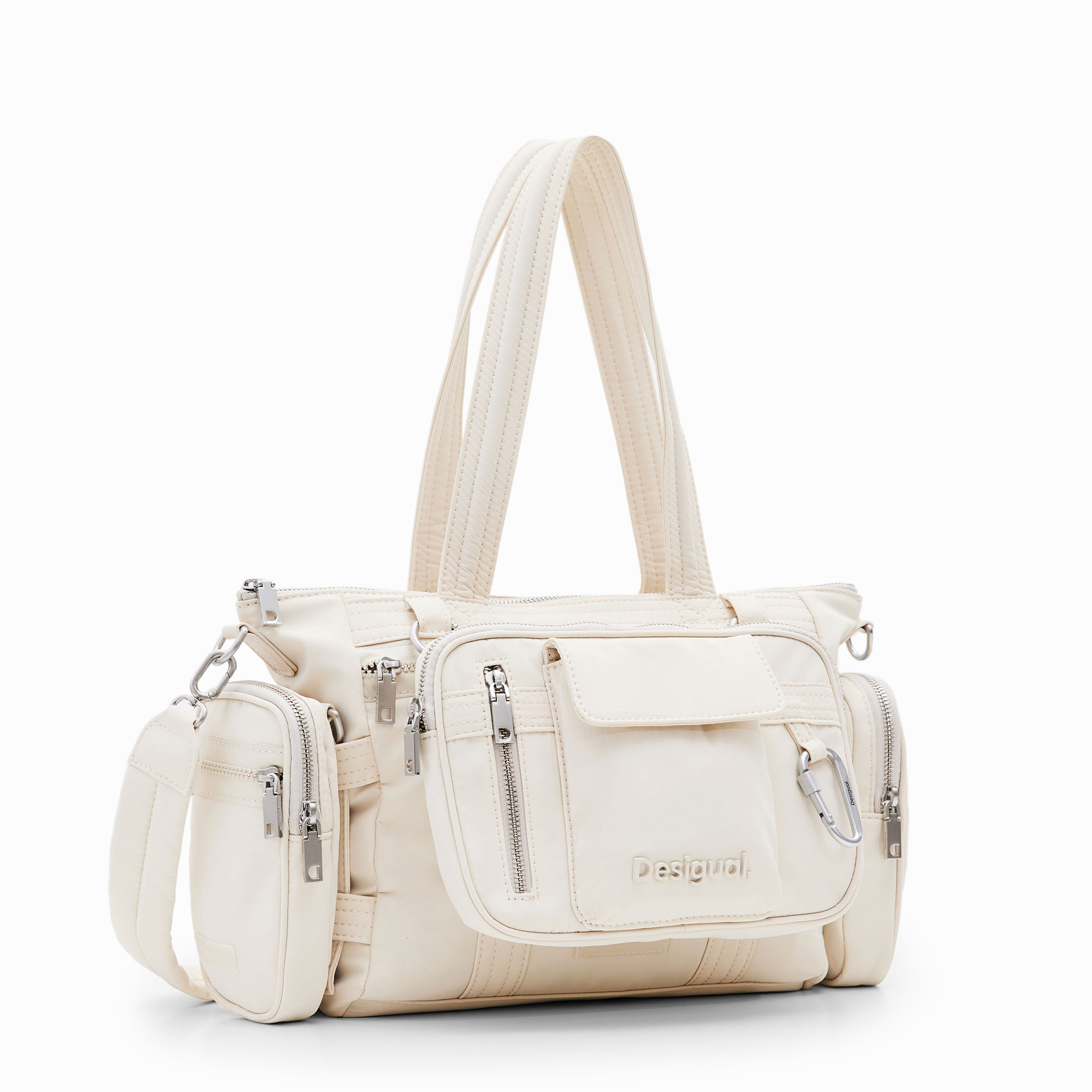Desigual Bolso Blanco 24WAXY37-1021 , para Mujer