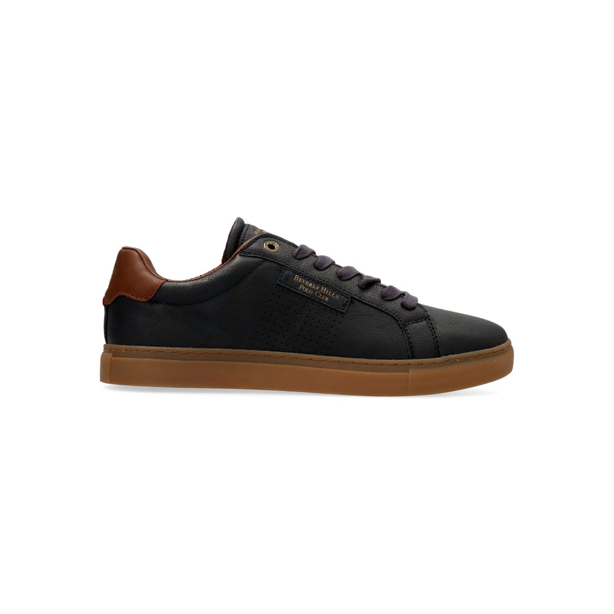 POLO - Zapatillas deportivas Challenge LTX para hombre, estilo casual con cierre de cordones, fabricadas en piel sintética y suela de goma, plantilla acolchada y extraíble