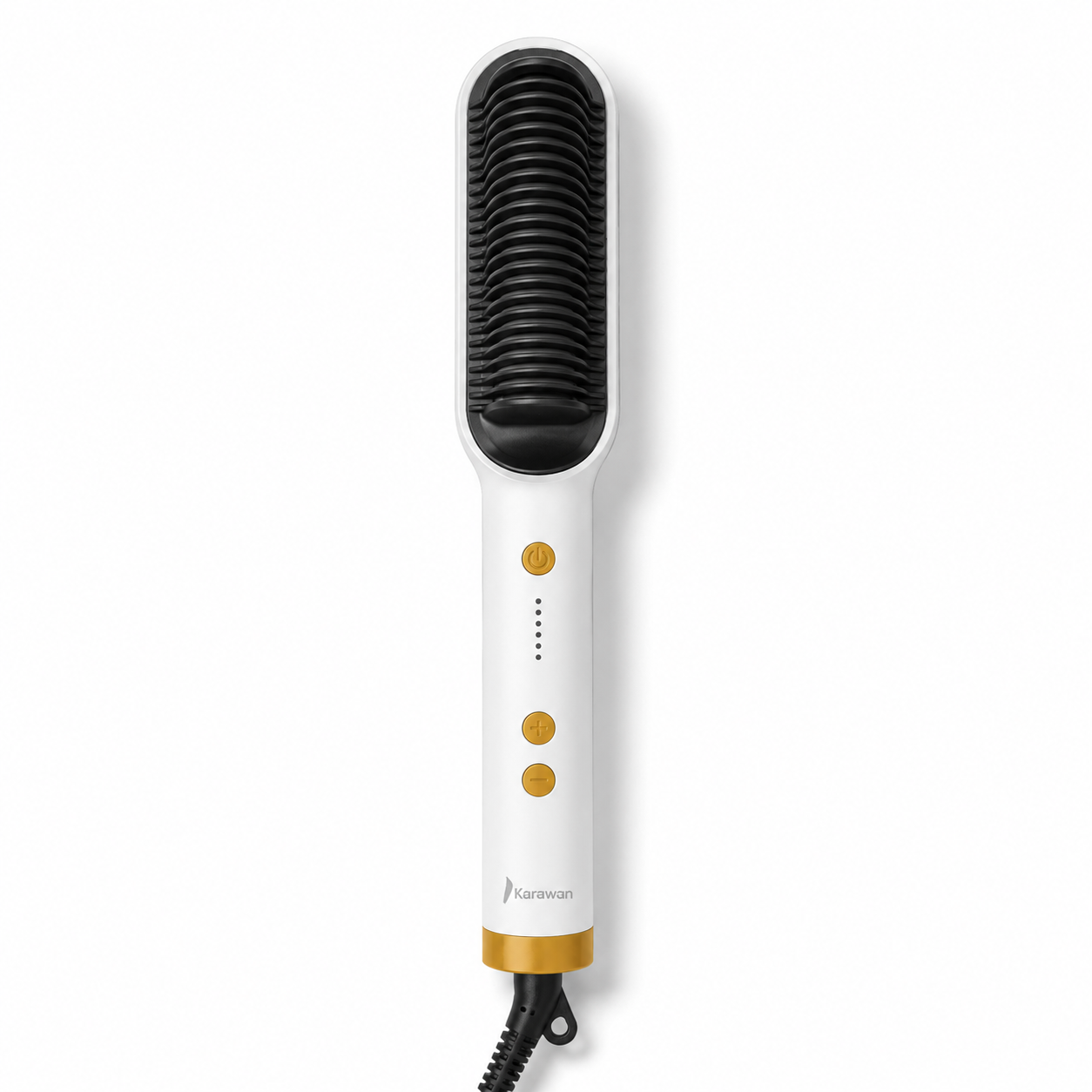 Cepillo Alisador Eléctrico Karawan EEL1671 con Control de Temperatura – Peine Caliente Anti-Frizz para Alisado Rápido y Pelo Liso-