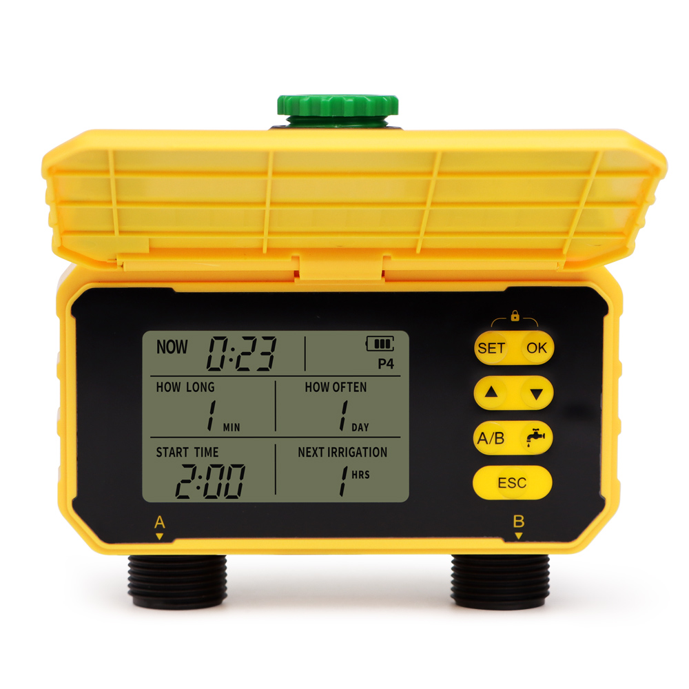 TK Controlador De Riego Inteligente WIFI Con Sensor De Lluvia Y Recarga Solar Para Jardín Y Granjas Timer Automático De Rociado Exterior