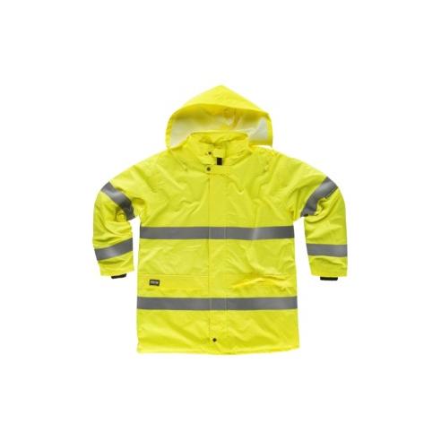 Parka con Reflectantes y Cremallera EN471 para Protección en Baja Luz