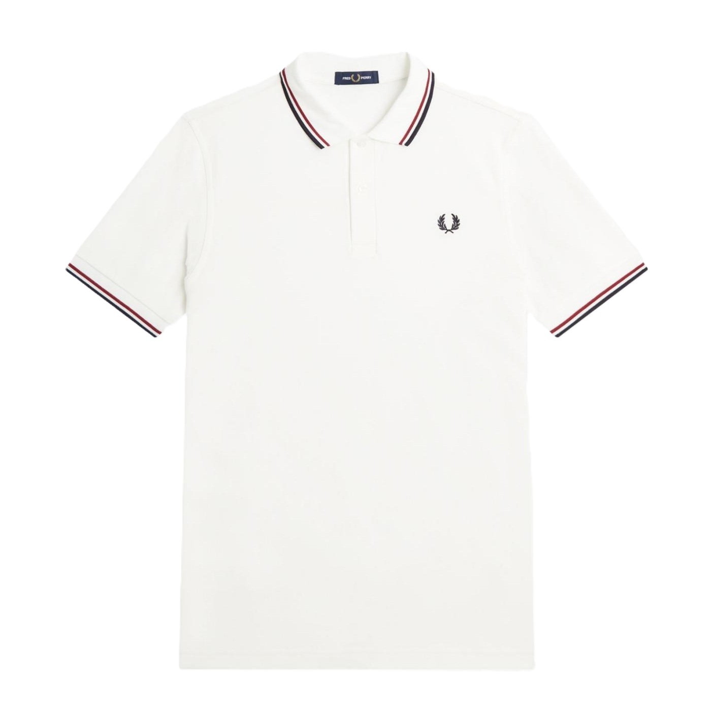 Polo Twin Tipped M3600-SS24, Marca Fred Perry, Variedad de color y talla, Para Hombre