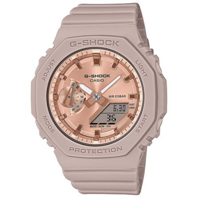 Casio - Reloj G-SHOCK GMA-S2100MD-4AER con caja Carbon Core Guard y acabado oro rosa resistente al agua 20 bar