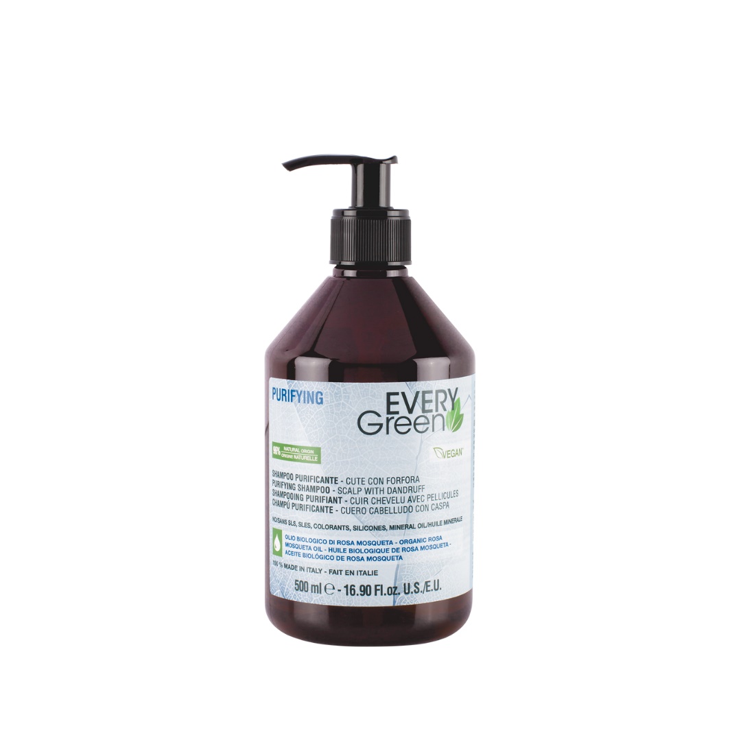 EveryGreen Purifying - Champú purificante anticaspa 500 ml