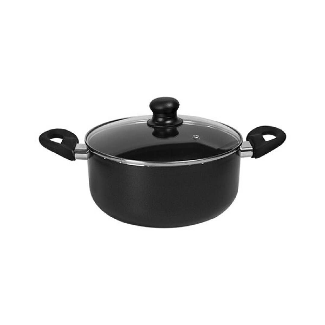 Cacerola Alta Antiadherente Home Solazzia de Aluminio Fundido, 18/20/24 cm, Apta para Inducción y Todo Tipo de Cocinas