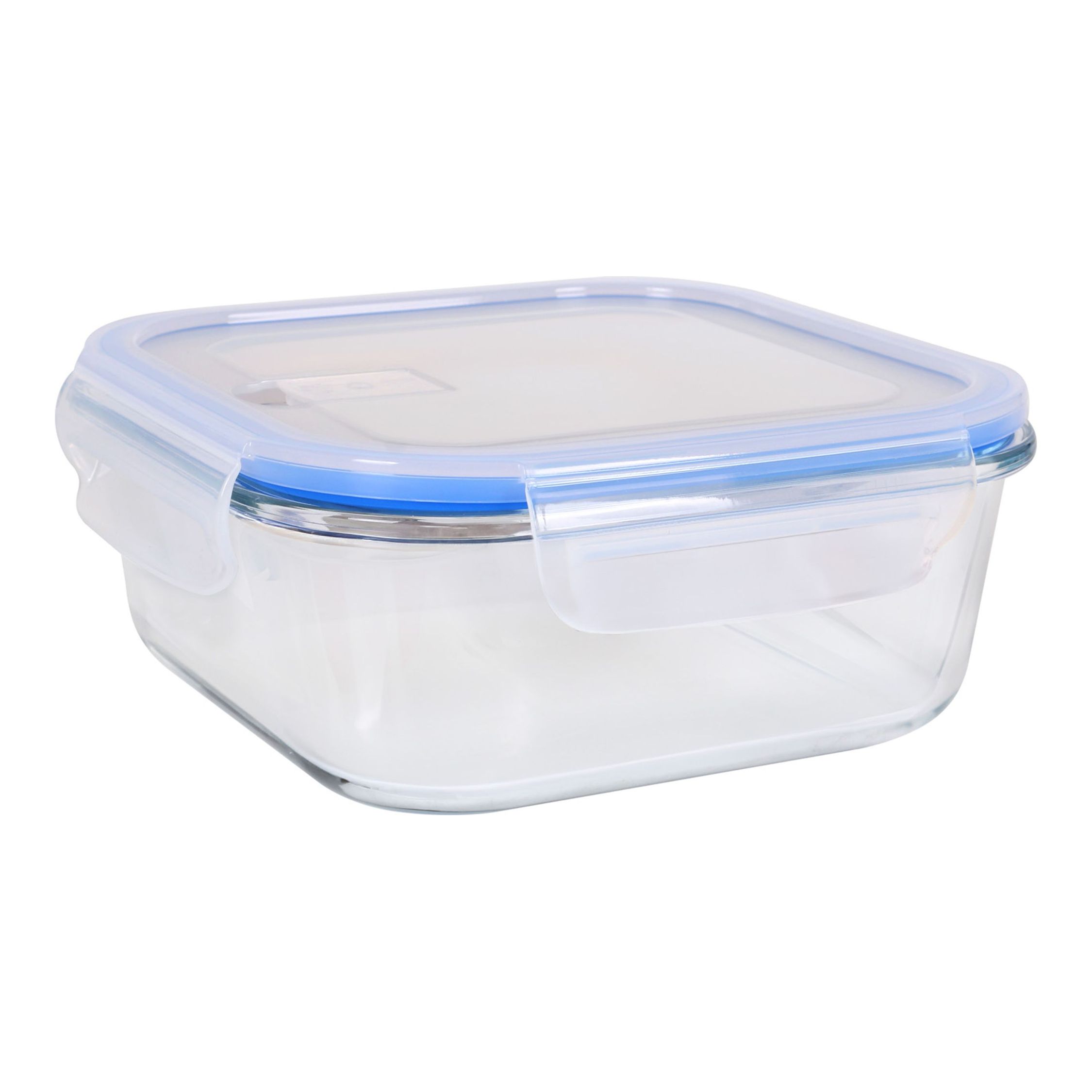 QUTTIN - Fiambrera Hermética Cuadrada 18.5x18.5cm - Cierre Hermético, Ideal para Alimentos Frescos y Transporte | Amystyle
