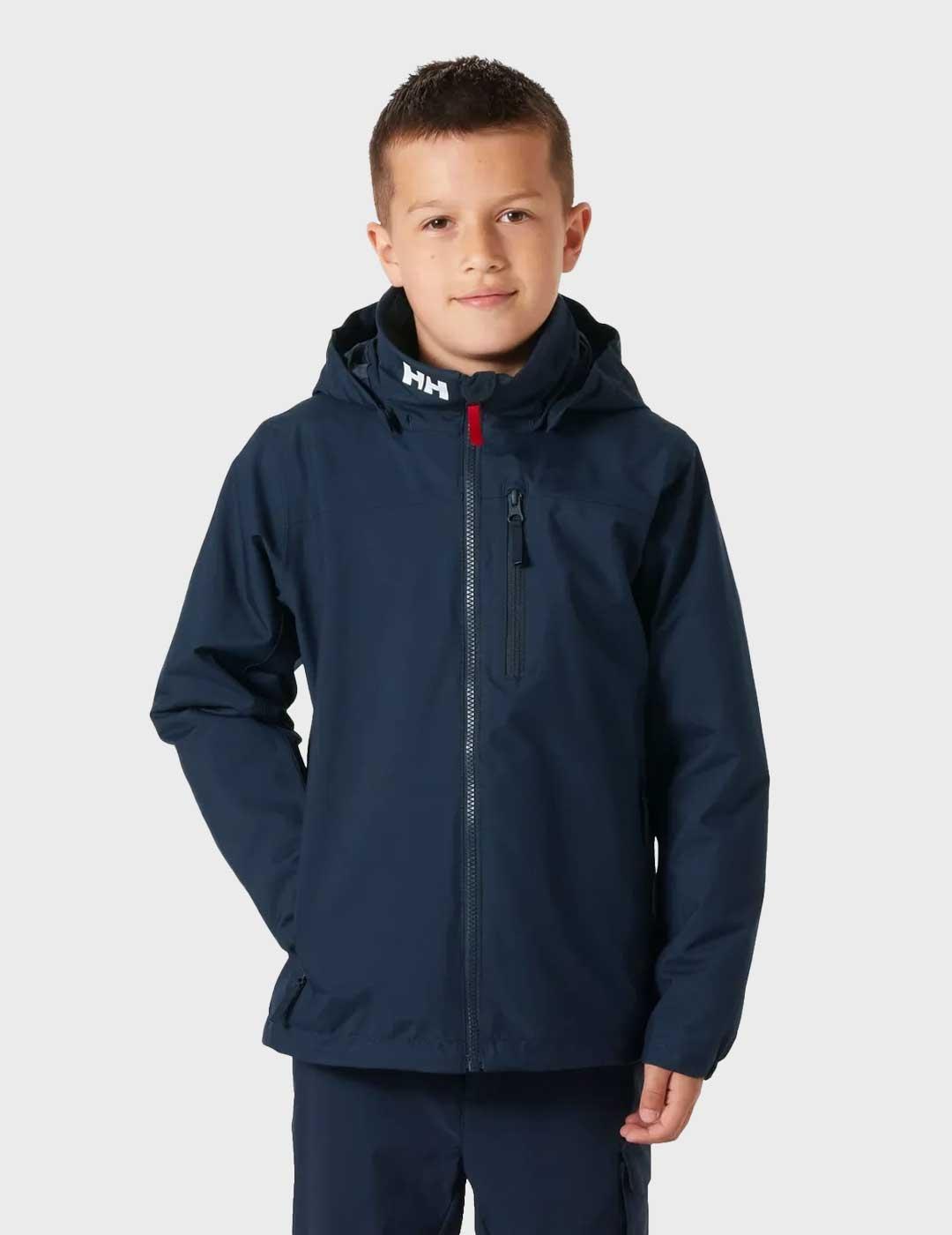 Helly Hansen Crew Midlayer chaqueta marino para niño y niña