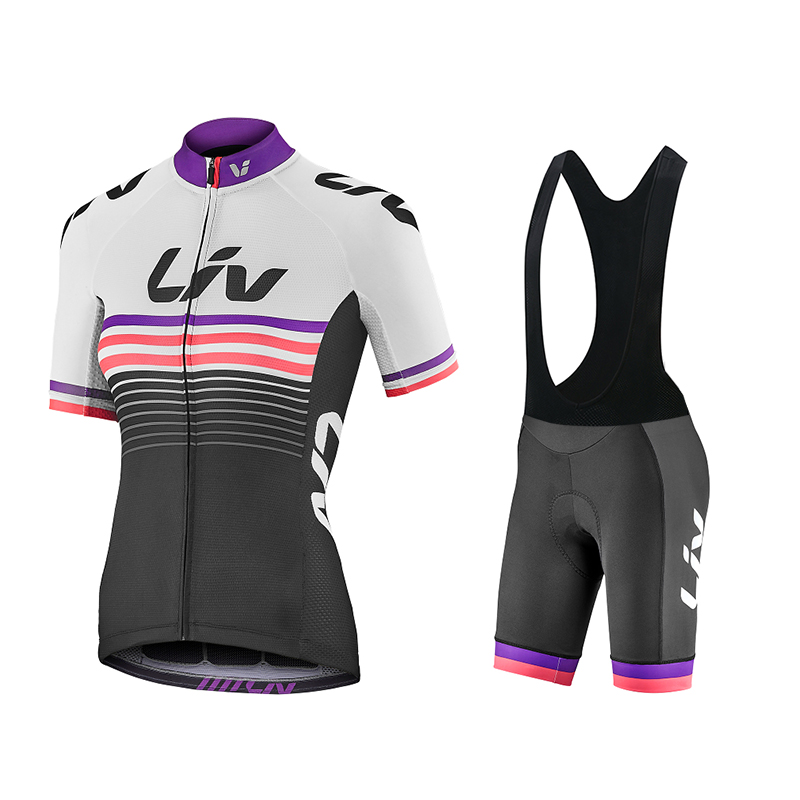TK Nuevo Set De Ciclismo 2024 Para Mujer Liv Ropa Ciclismo Feminina Conjunto De Jersey Y Pantalones De Bicicleta De Verano Con Almohadilla GEL Transpirable Talla Verdadera