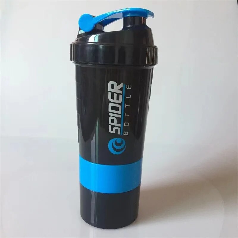 Om Home Botella De Ejercicio Para Construir Musculo 3 Capas Mezclador De Proteína Y Batido Deportivo De Gran Capacidad Regalo Fitness