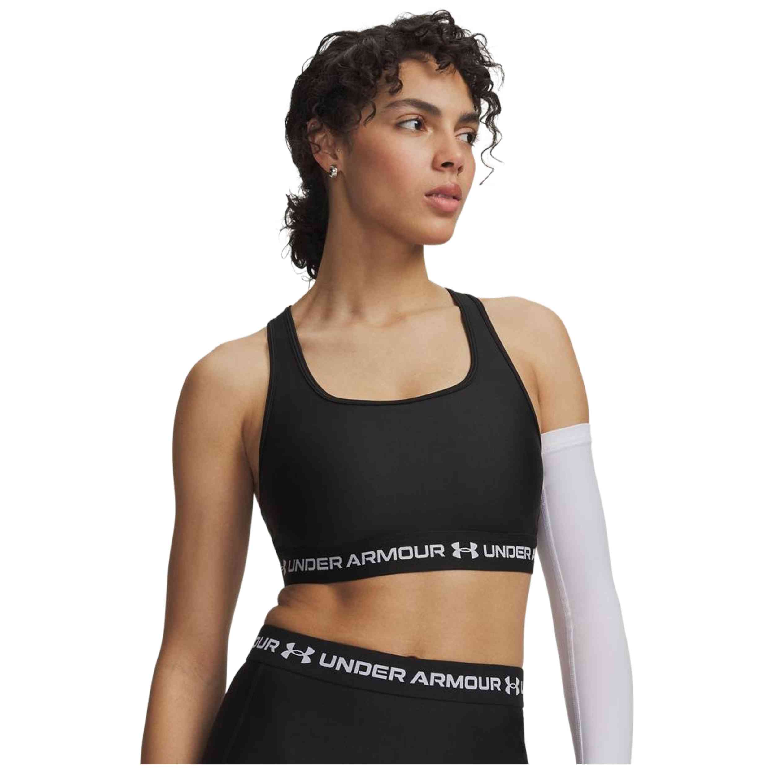 Sujetador Under Armour modelo Crossback Mid Bra en color Negro