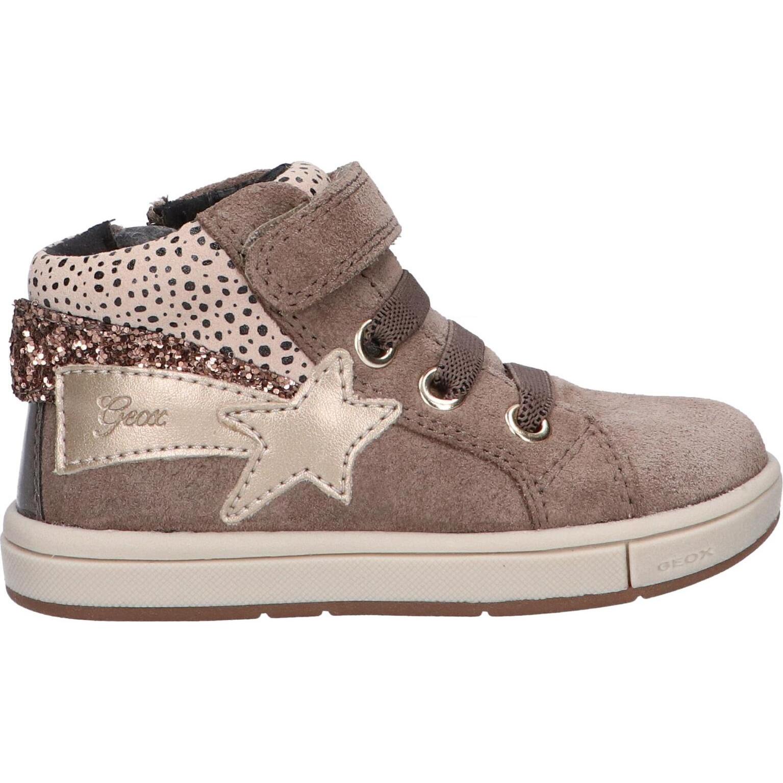 GEOX B164AC 022NF B TROTTOLA C9006 SMOKE GREY Girls' Booties