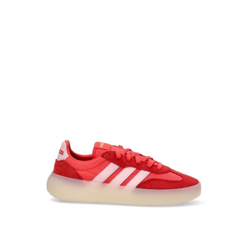 Zapatillas Casual Adidas - Mujer - Suela Plana - Modelo Jp9669 - Color Rojo