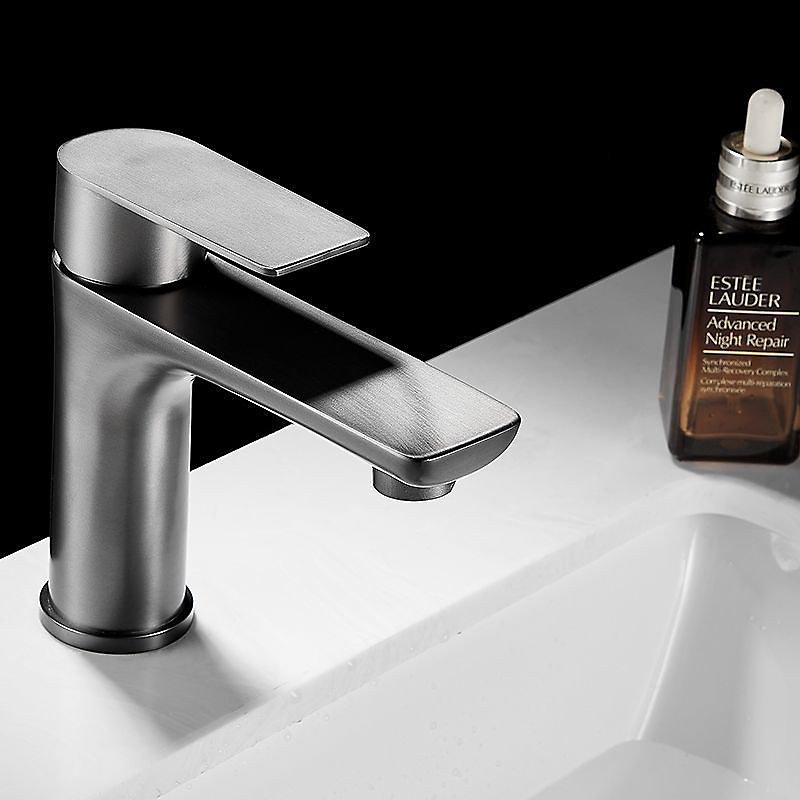 CA Grifo de baño gris mezclador de lavabo de dos vías adecuado para grifo de baño