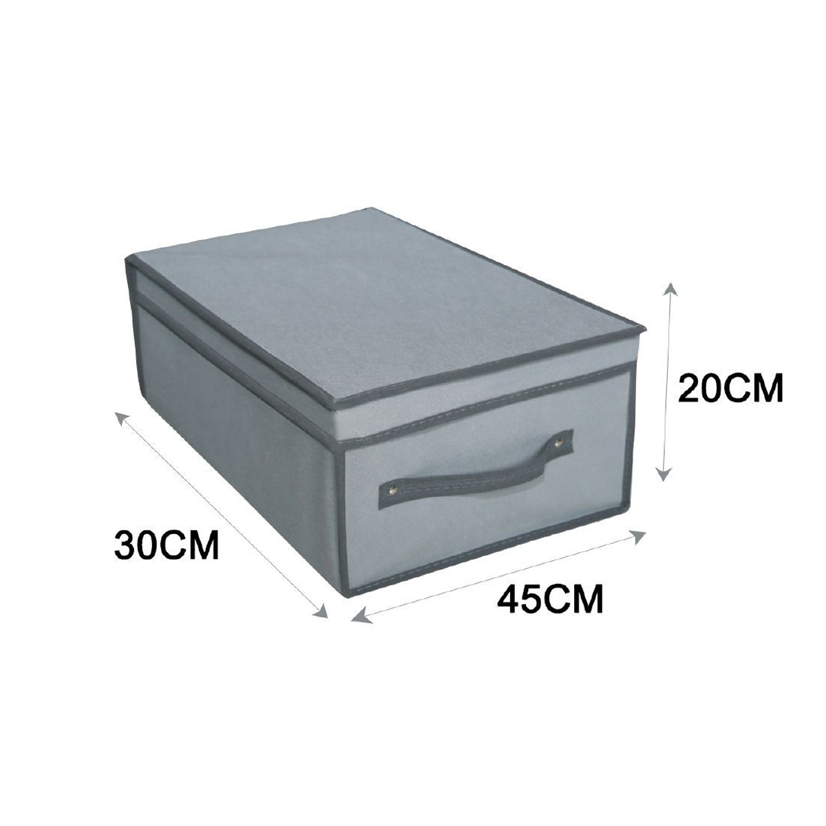 4 tamaños, caja de almacenamiento multiusos, caja de almacenamiento de edredones de gran capacidad, caja de almacenamiento de sujetadores, caja organizadora de ropa interior ...