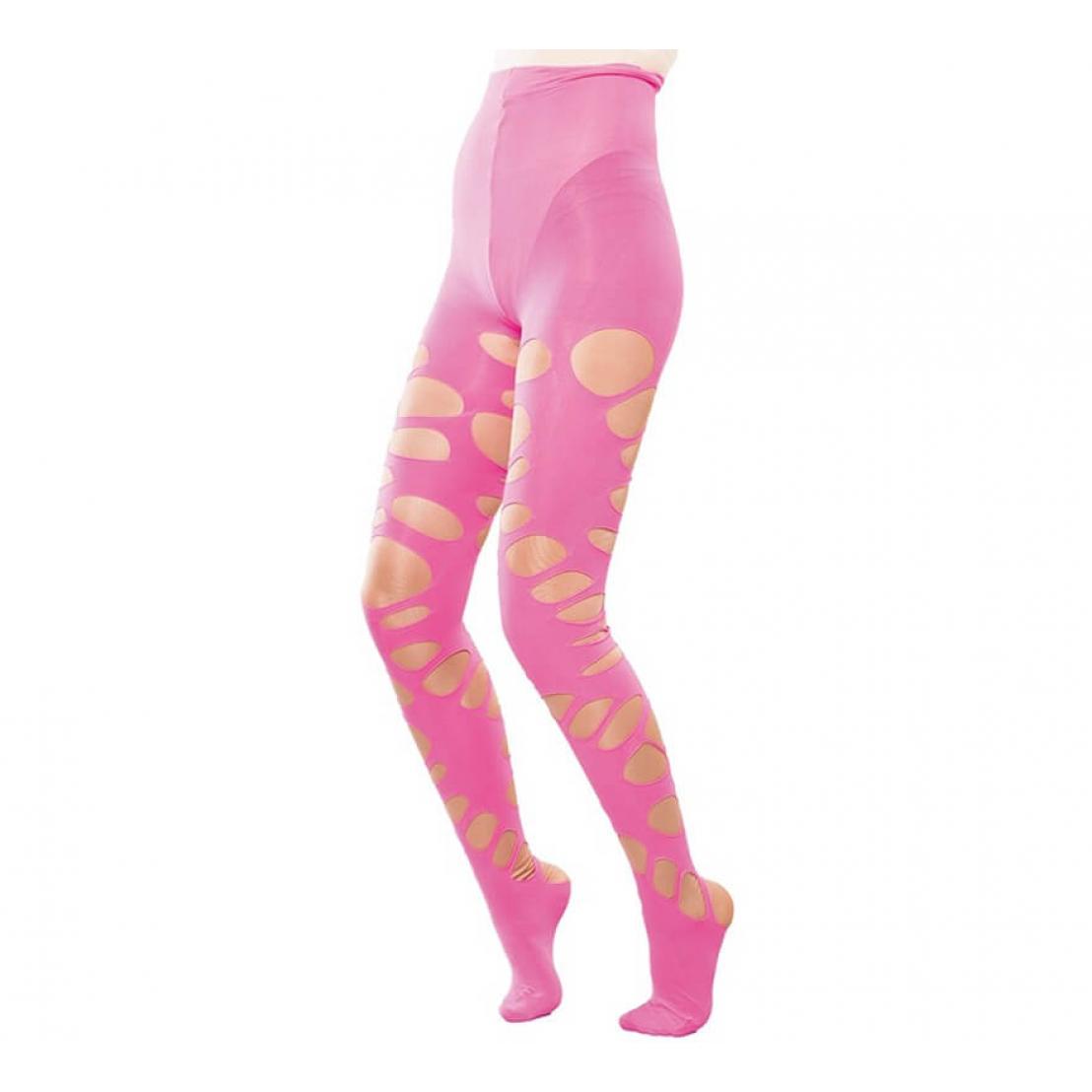 Eurocarnavales Pantys Rosa con Agujeros