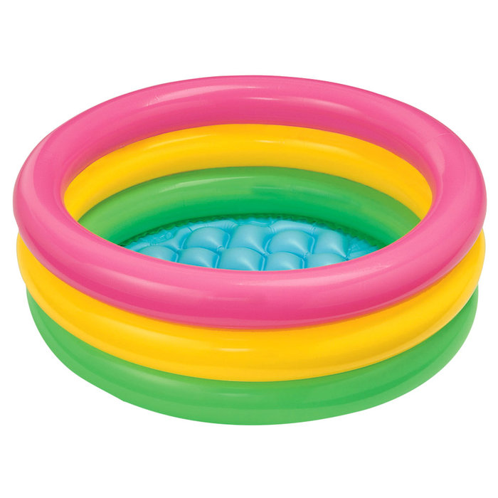 INTEX PISCINA 3 AROS BEBE SUNSET 86X25CM - 56L PISCINAS