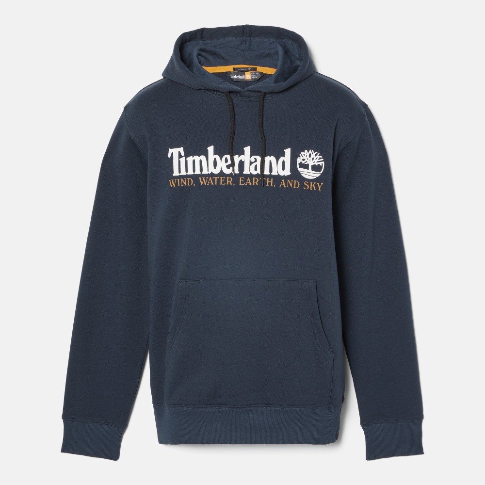 Sudadera con capucha WWES (Regular), Marca Timberland, Color Azul Oscuro, Variedad de Tallas, Para Hombre