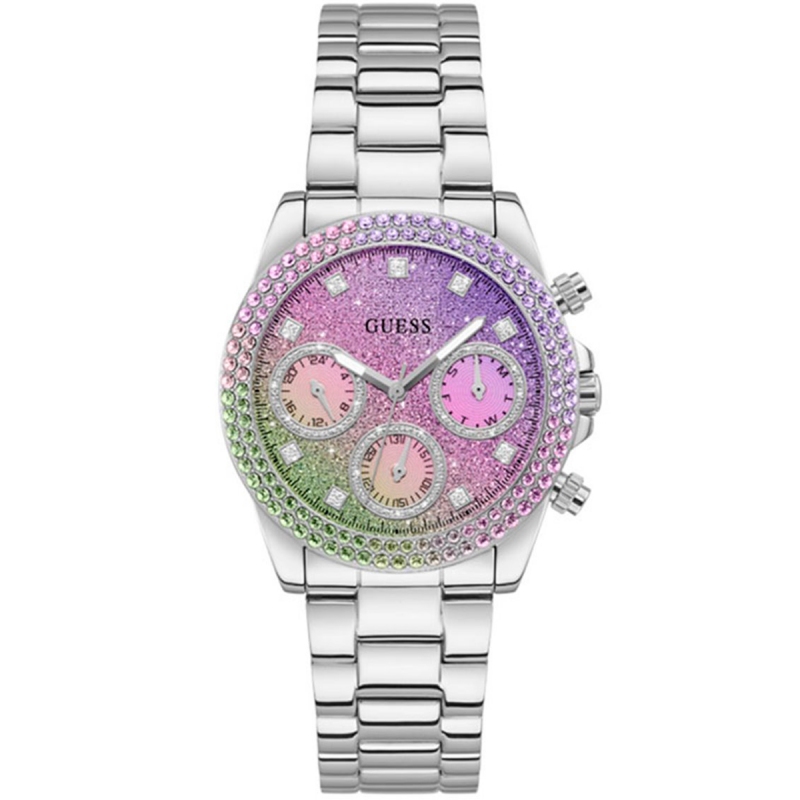 Guess Sol Gw0483l1 Reloj De Pulsera Analógico Para Mujer Color Multicolor
