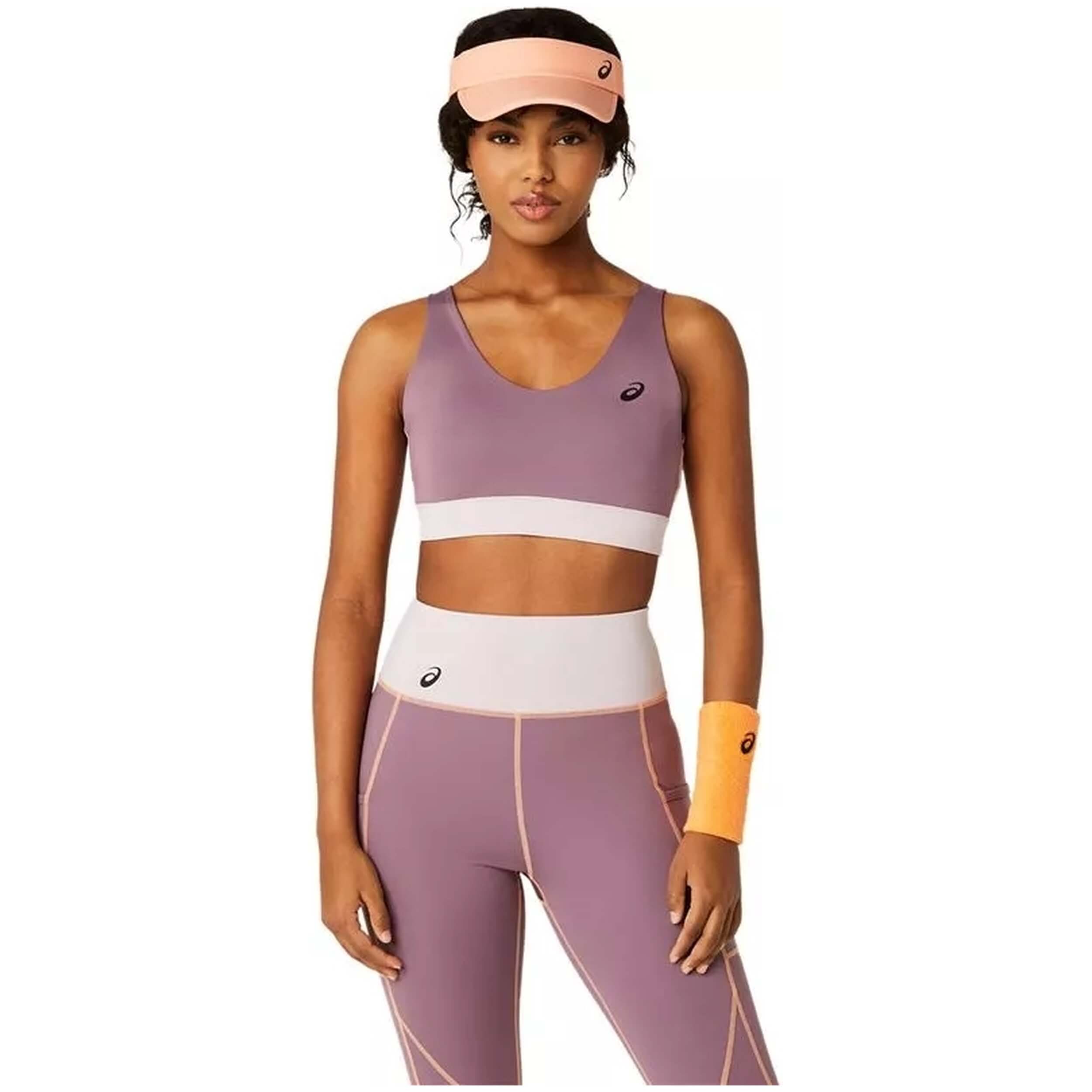 Top Women Bra Asics en color Malva